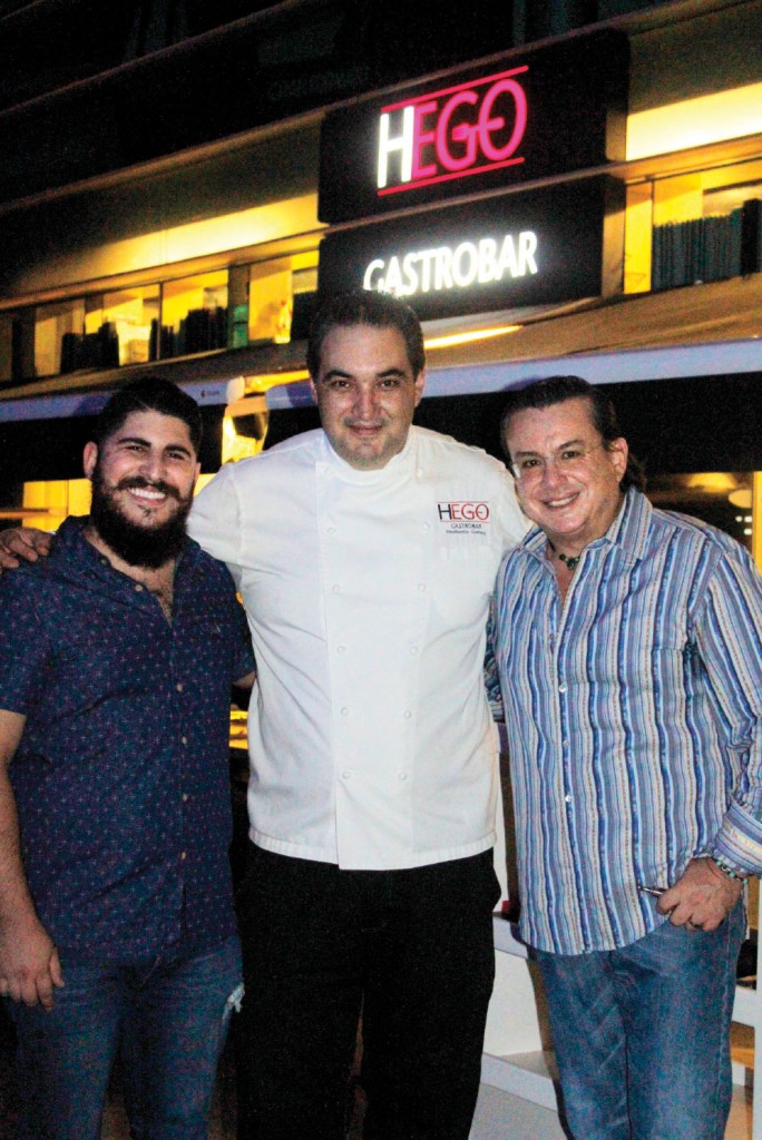 Óscar Cabrera, Heriberto Gómez, José María Alva.