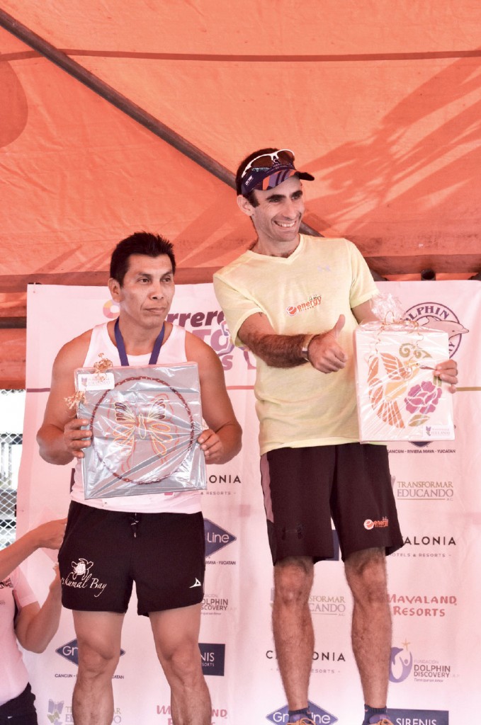 Antonio Tolentino, Héctor D’Fiori, ganadores Máster varonil 10k.