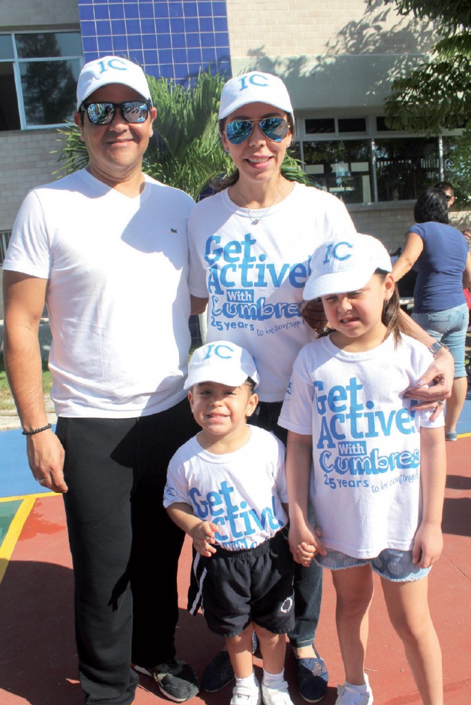 Óscar, Llimeme, Victoria e Isabella Conde.