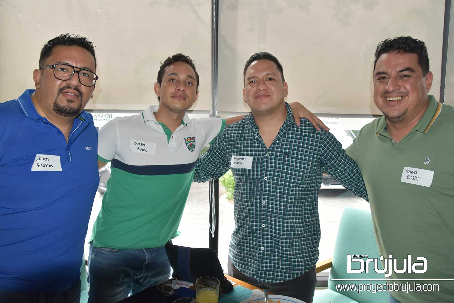 18 VíCTOR FLORES, JORGE AYALA, ALEJANDRO GARCíA Y YOMEL ROSAS