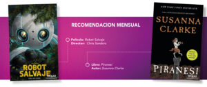 RECOMENDACIóN LIBRO Y PELICULA ENERO 2025