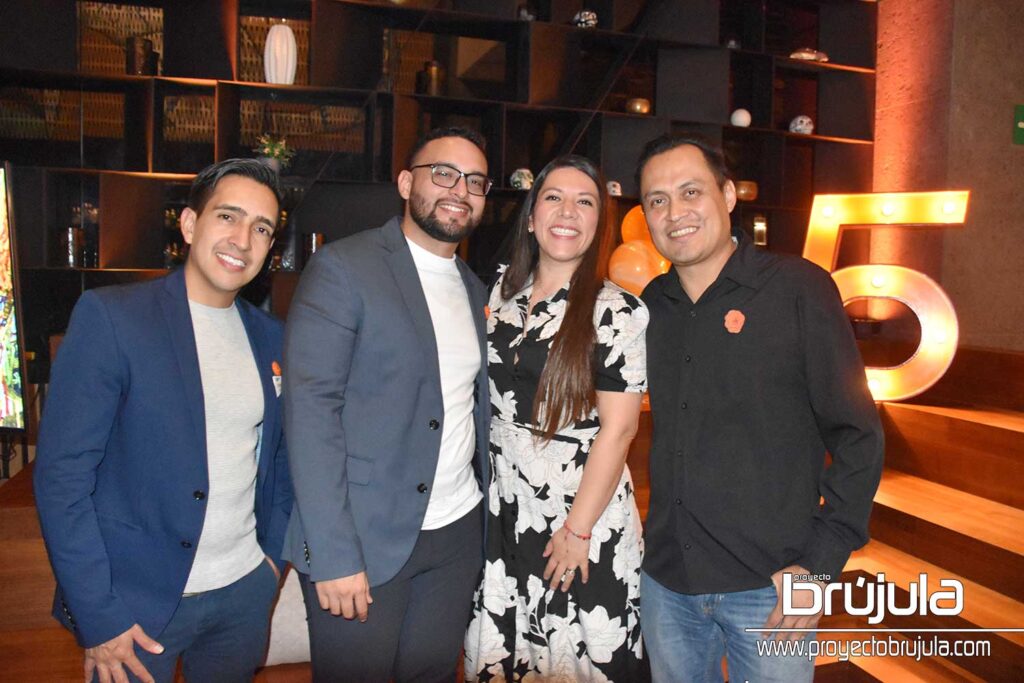 4 CHRISTIAN MALAGóN, RICARDO GUTIéRREZ, PAME RAMíREZ Y FéLIX ROMERO