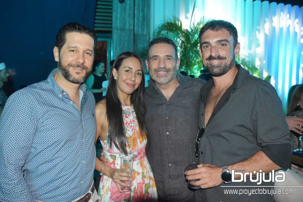 4 FRANCISCO SOTO, IBIZA APONTE, SANDRO ESPINOSA Y NICOLáS SIMIONI