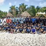 INTER PLAYA DEL CARMEN JUNTO A ESTEFANíA MERCADO RESPONDEN AL RETO SARGAZO 1