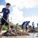 INTER PLAYA DEL CARMEN JUNTO A ESTEFANíA MERCADO RESPONDEN AL RETO SARGAZO 3